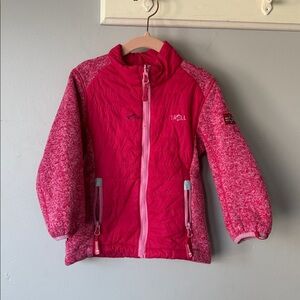 Troll Kids Pink Jacket Size 4 Warm Cozy Everyday Outerwear